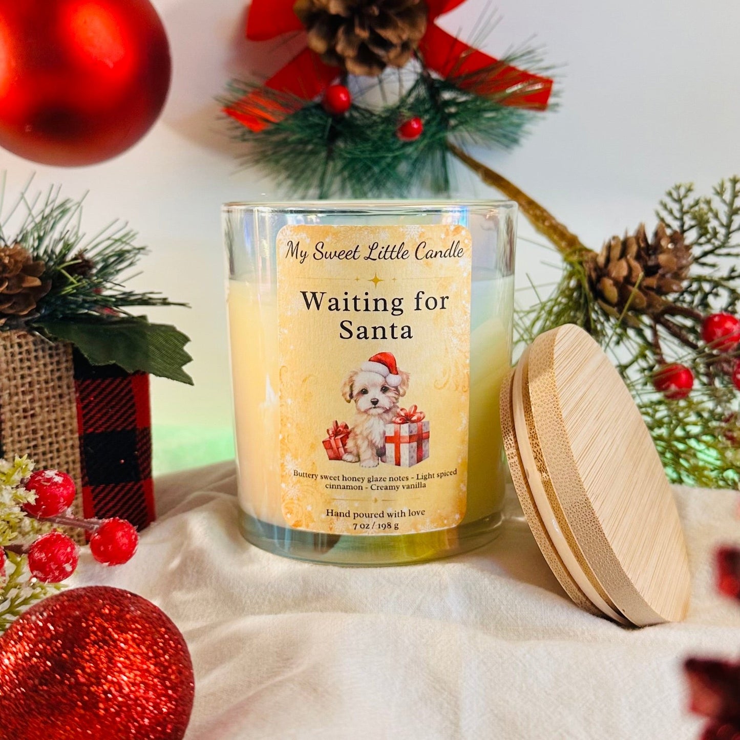 Waiting for Santa Scented Candle / 7oz / Christmas Limited Edition