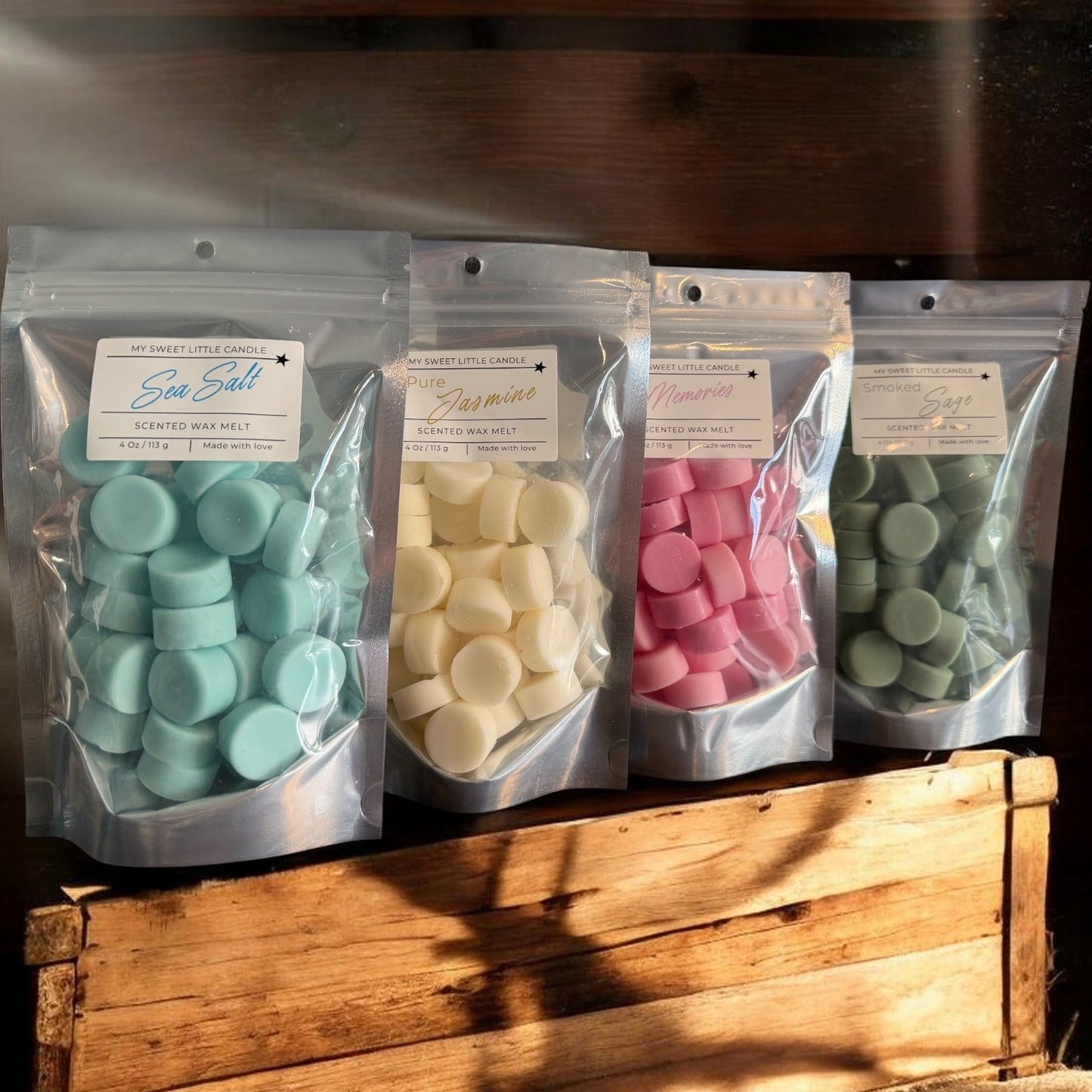 Smoked Sage Scented Wax Melt Bag 4 Oz