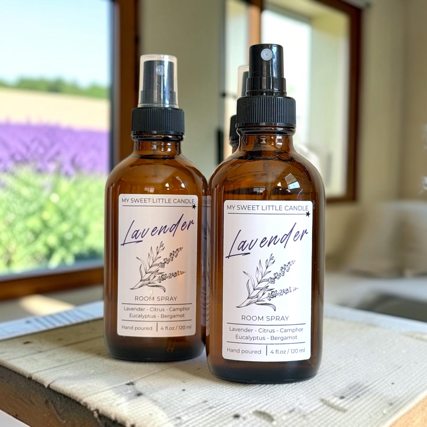 Lavender Room Spray : Calming Lavender Scent Mist, 4 fl.oz