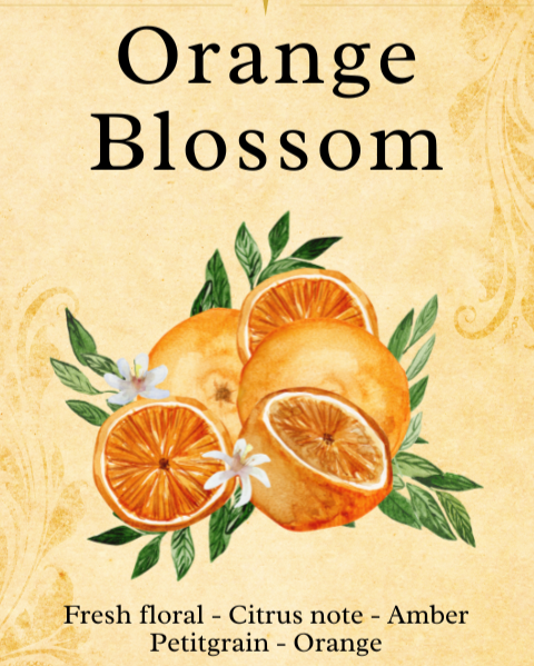 Orange Blossom Wax Melts : Floral Citrus Scent, 2.5 Oz