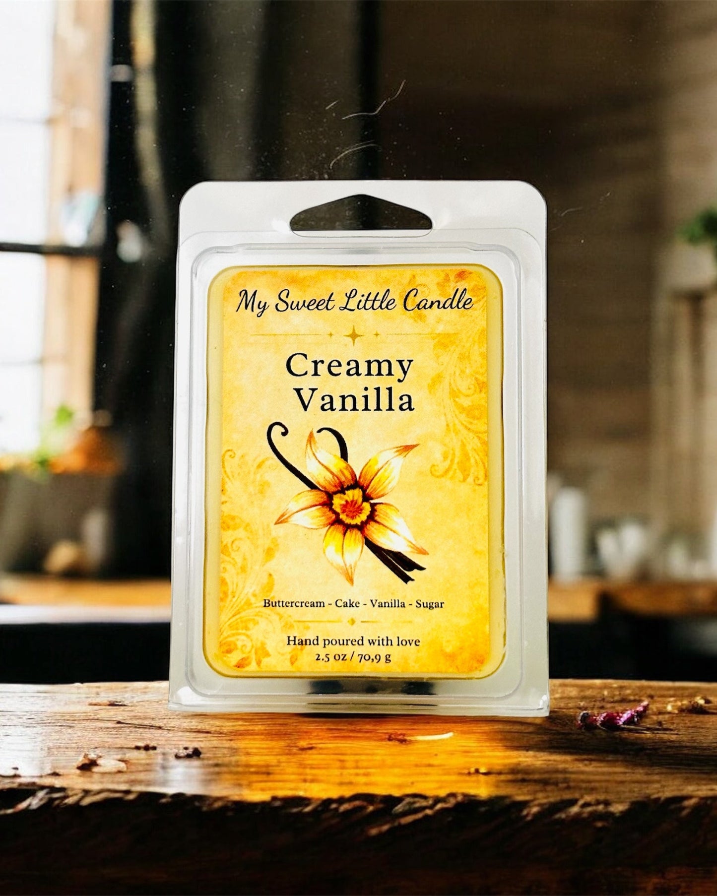 Creamy Vanilla Scented Wax Melt