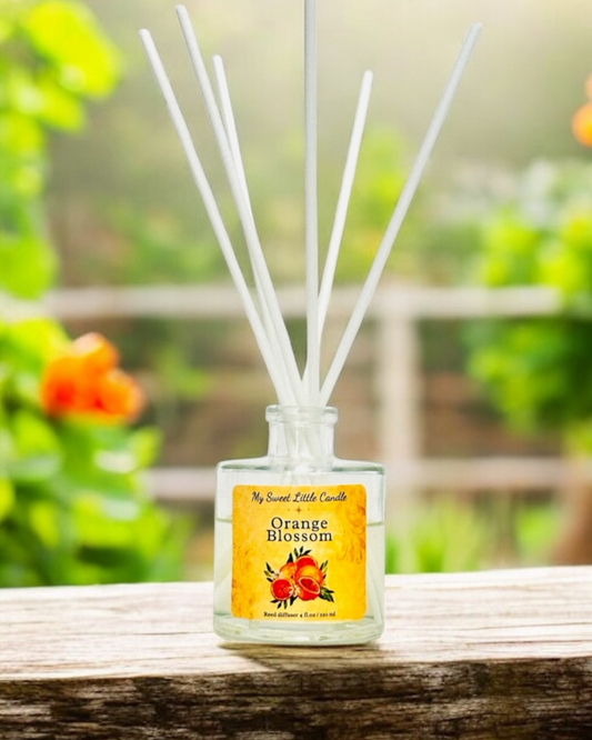 Orange Blossom Reed Diffuser: 4 fl.oz/120 ml