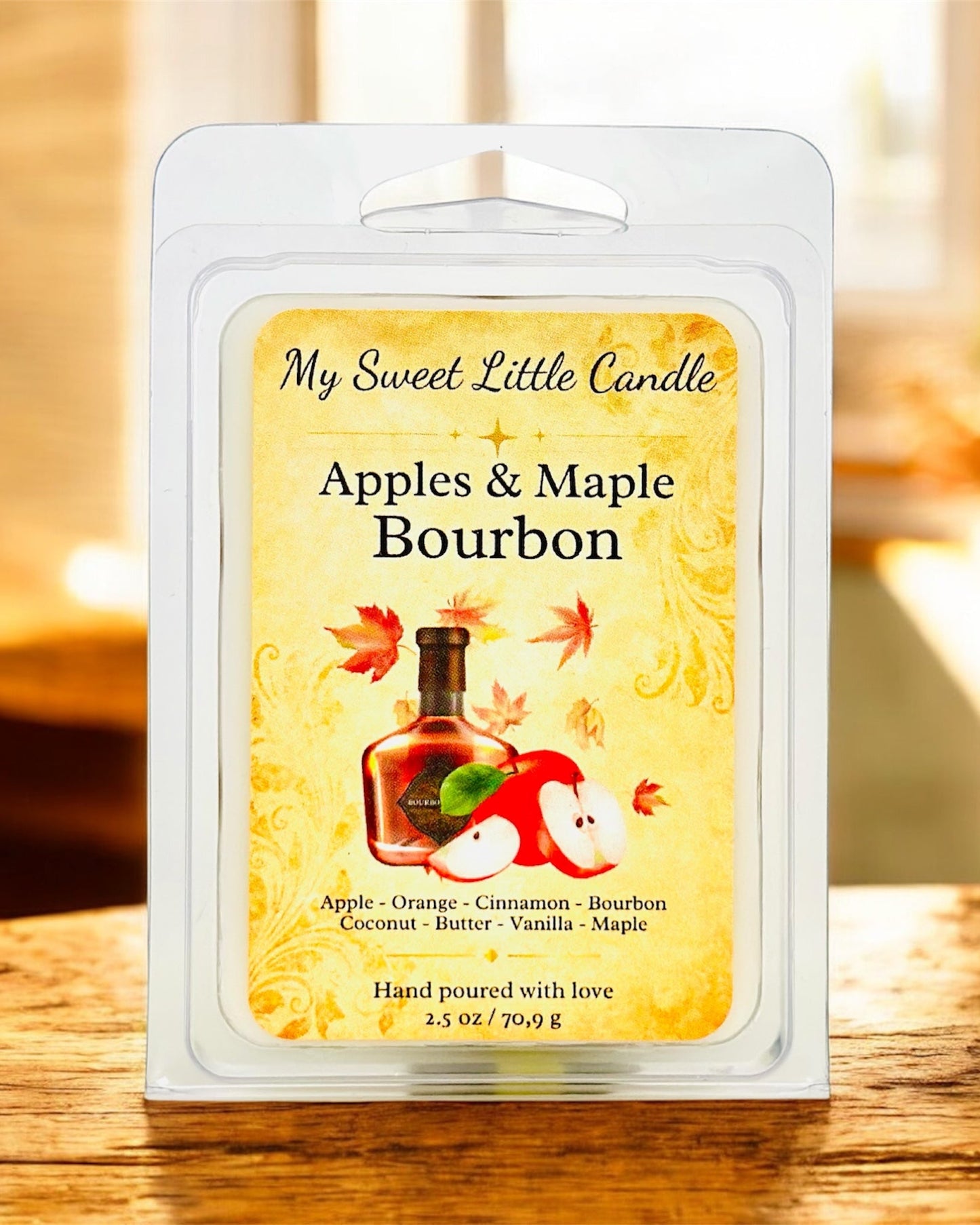 Apples & Maple Bourbon Scented Wax Melt