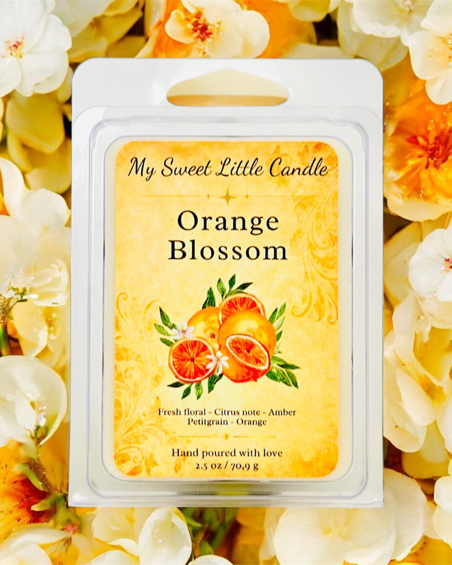 Orange Blossom Scented wax melt