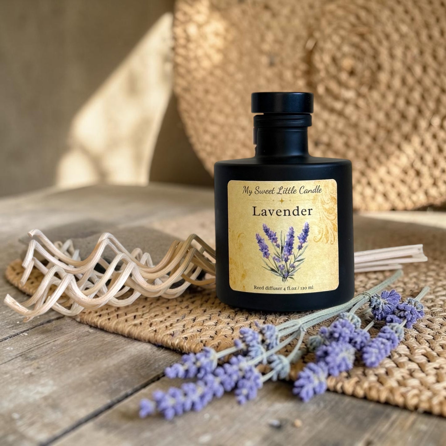 Lavender Reed Diffuser: 4 fl.oz/120 ml