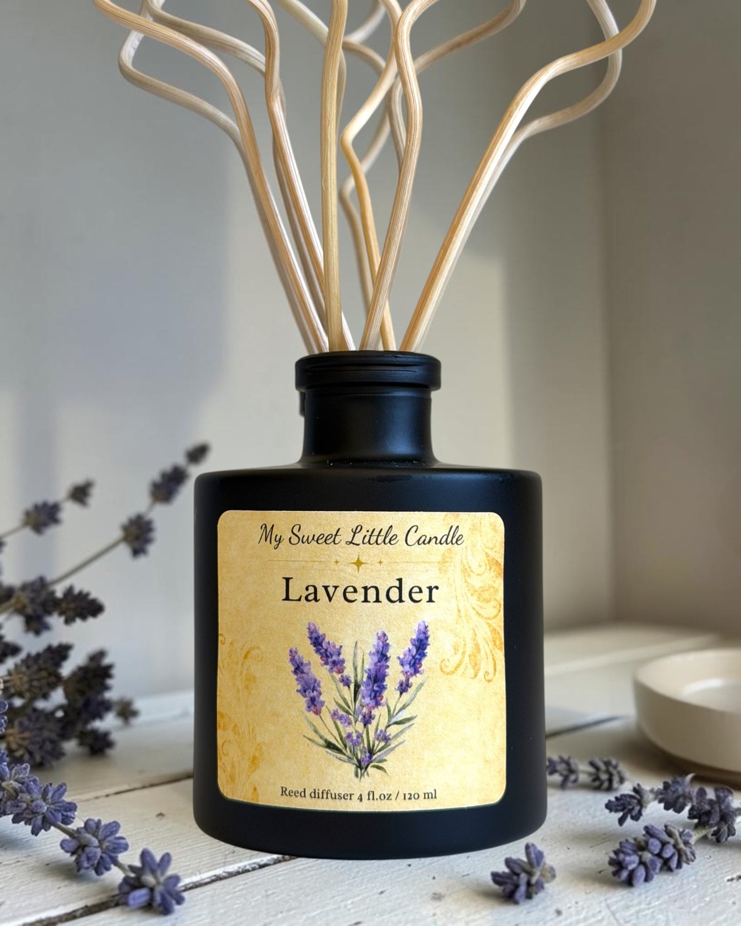 Lavender Reed Diffuser: 4 fl.oz/120 ml