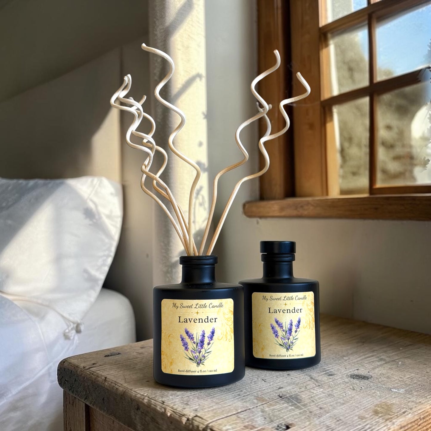 Lavender Reed Diffuser: 4 fl.oz/120 ml