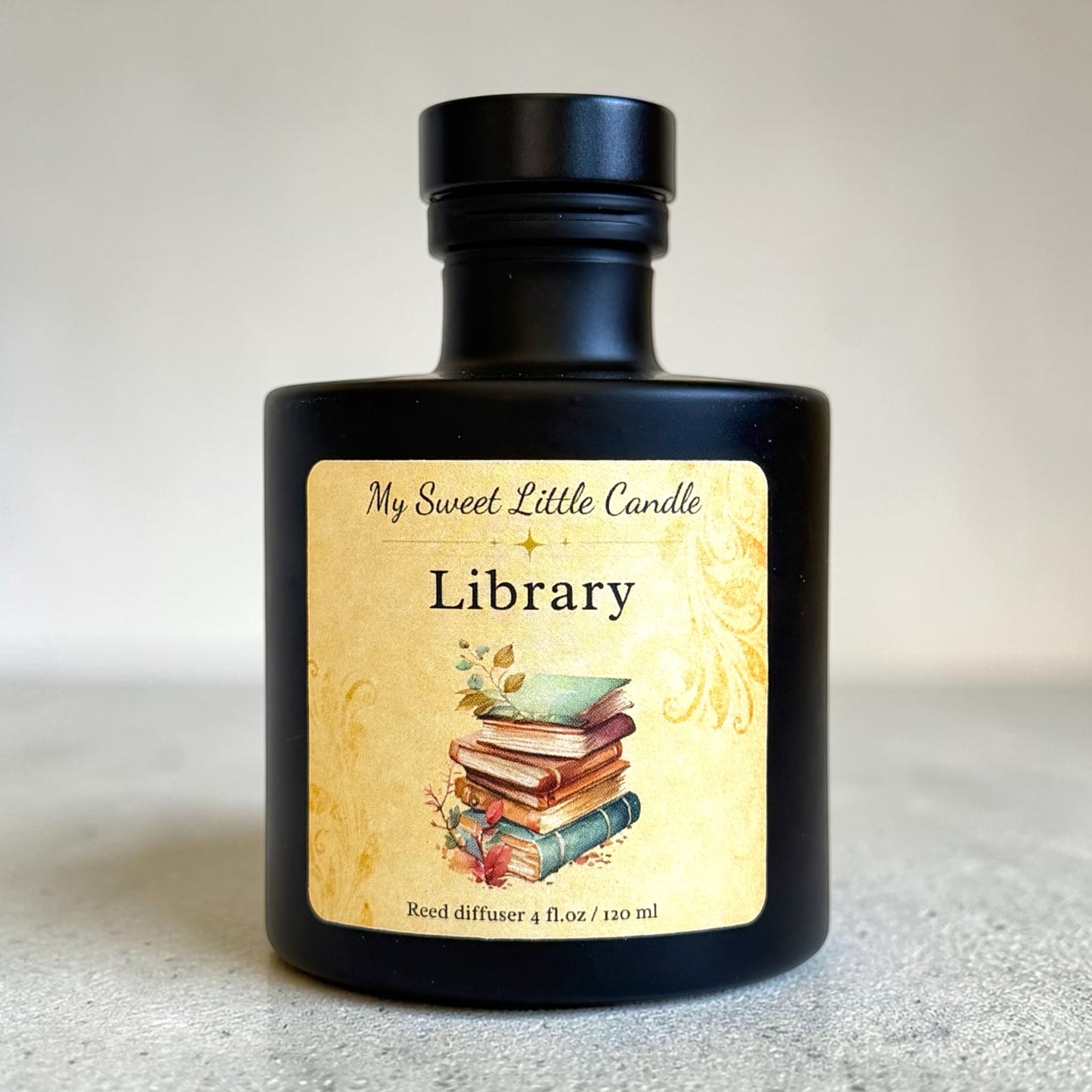 Library Reed Diffuser:  Teakwood, Leather & Cedar 4 fl.oz/120 ml