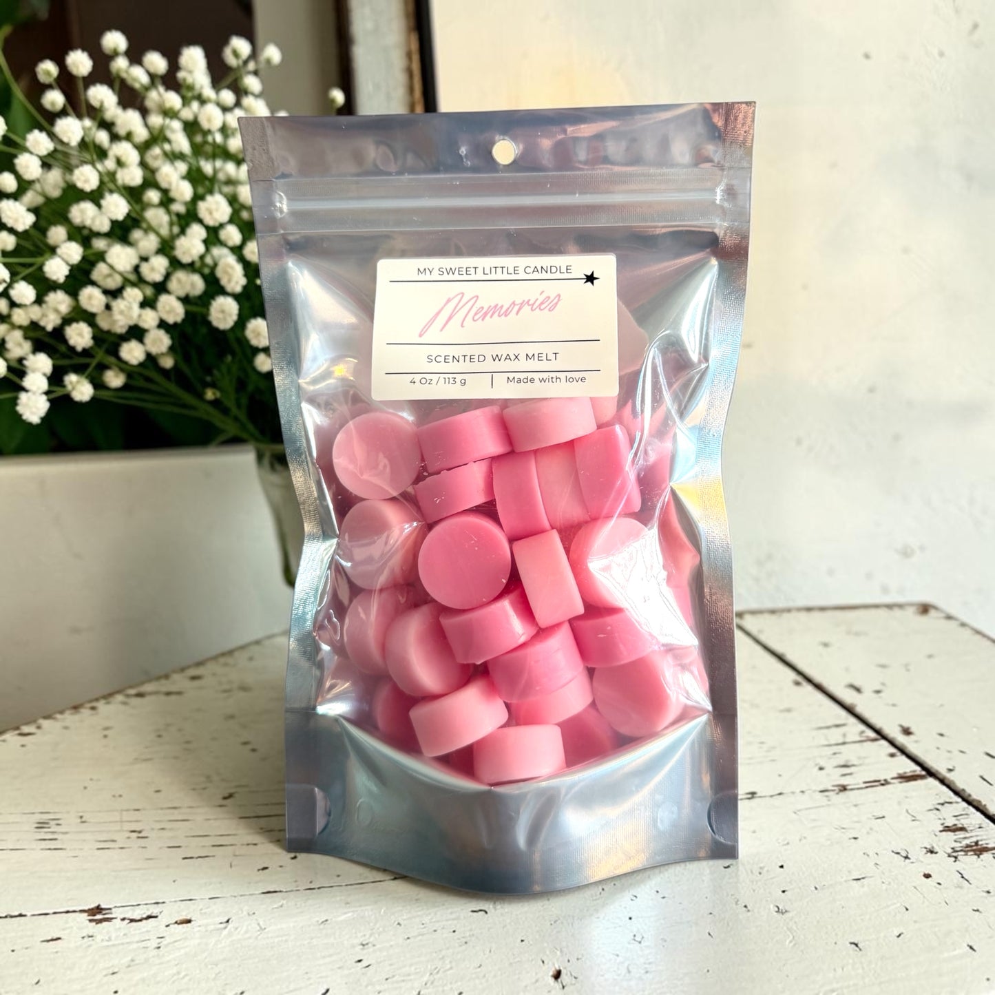 Floral Scented Wax Melts Bag 4 0z