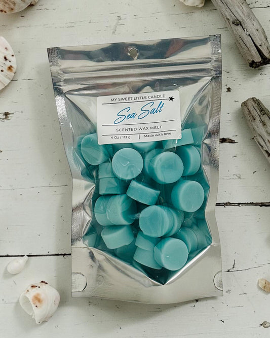 Sea Salt Scented Wax Melt Bag 4 Oz