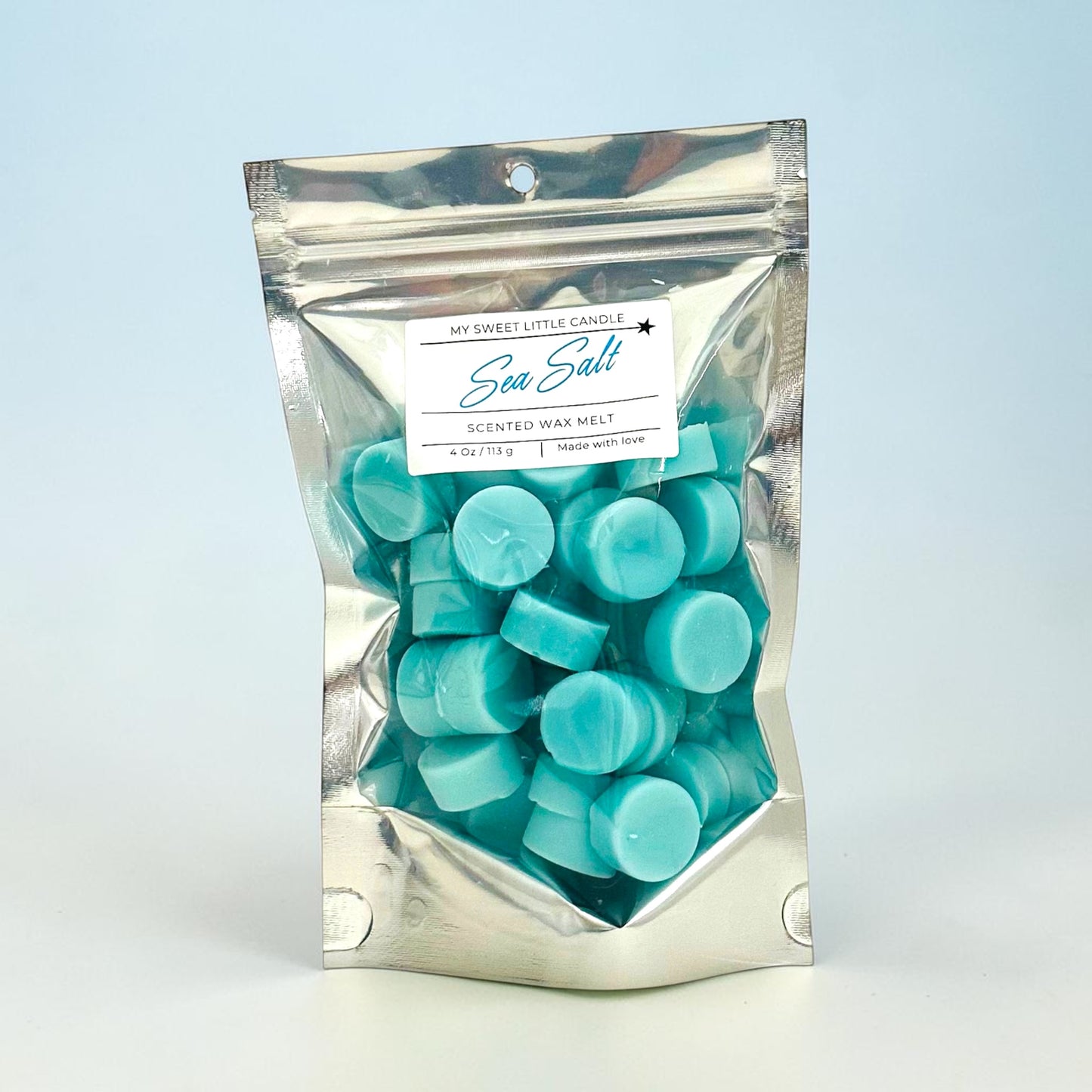 Sea Salt Scented Wax Melt Bag 4 Oz
