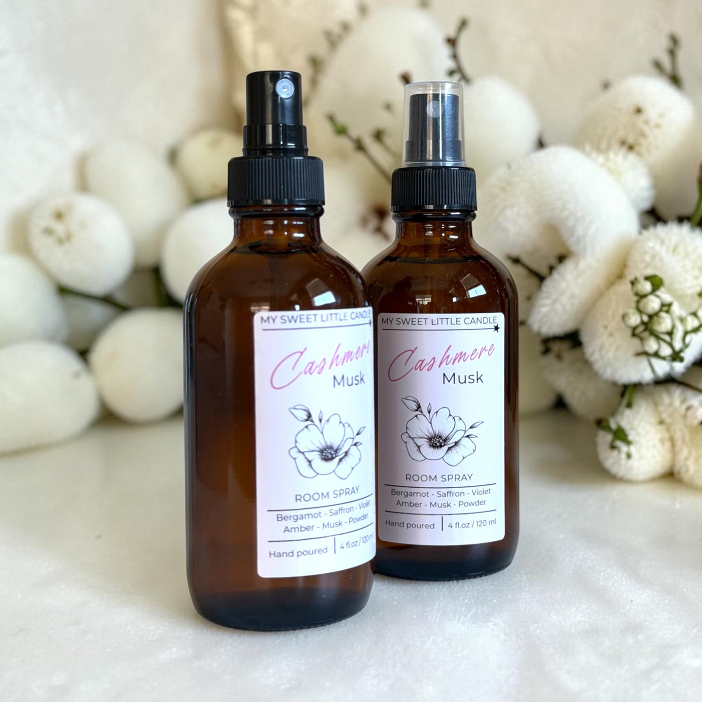 Cashmere and Musk Room Spray : Fresh Floral Home Fragrance, 4 fl oz