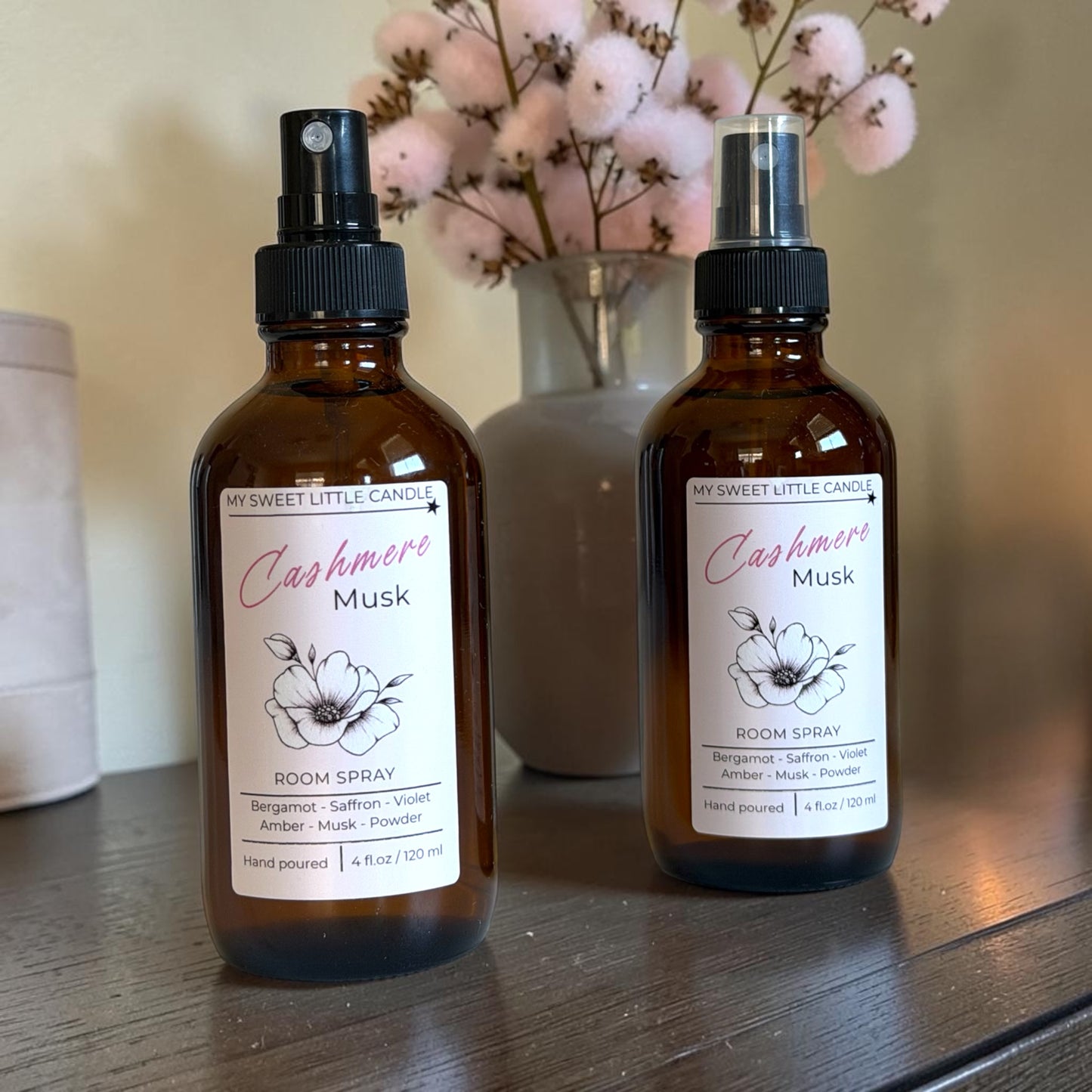 Cashmere and Musk Room Spray : Fresh Floral Home Fragrance, 4 fl oz