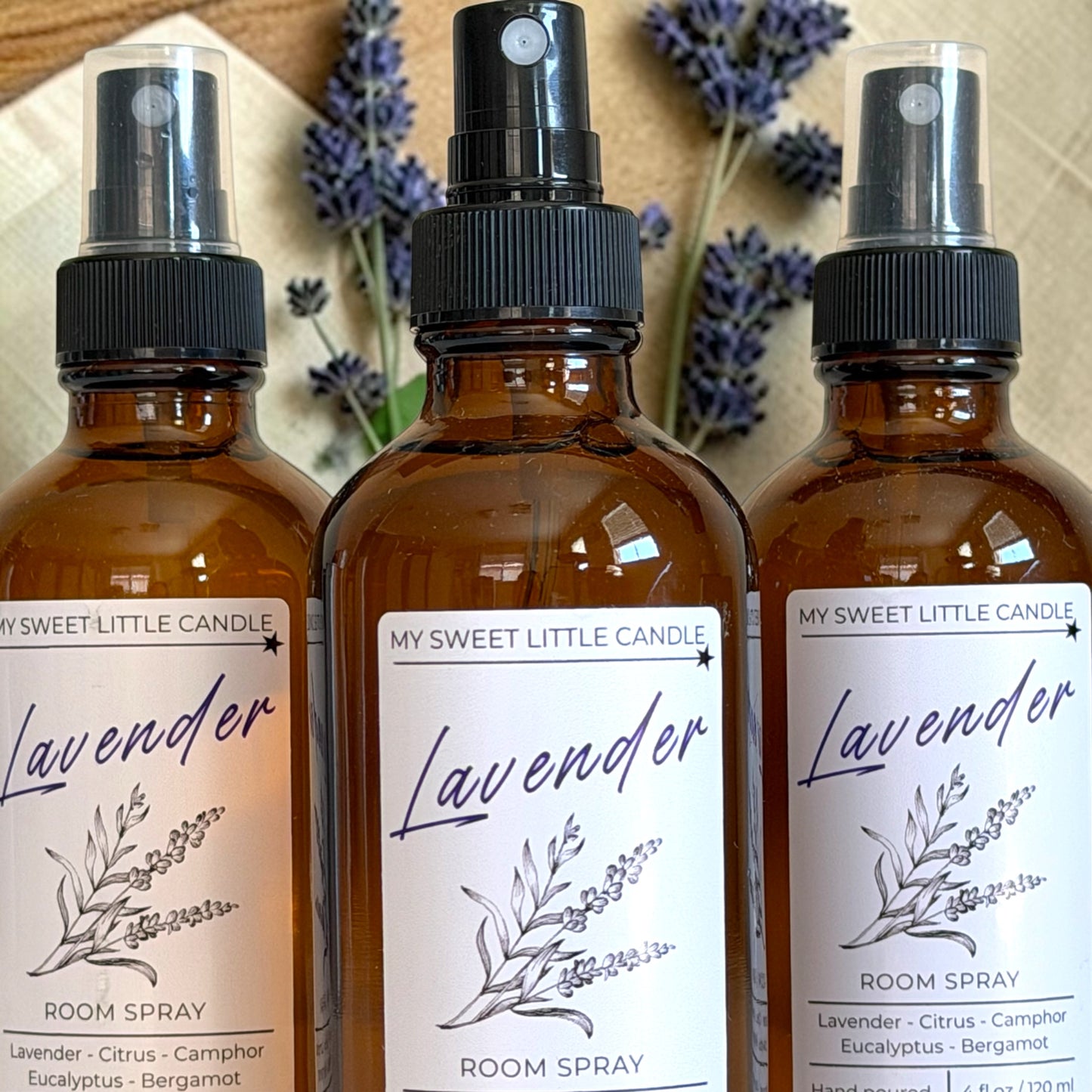 Lavender Room Spray : Calming Lavender Scent Mist, 4 fl.oz