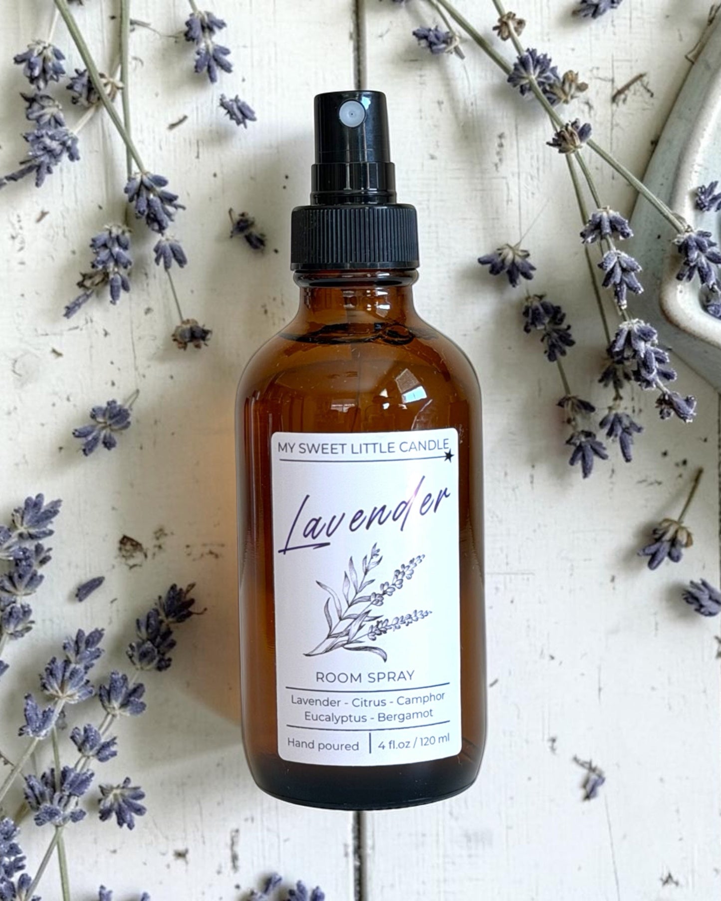 Lavender Room Spray : Calming Lavender Scent Mist, 4 fl.oz