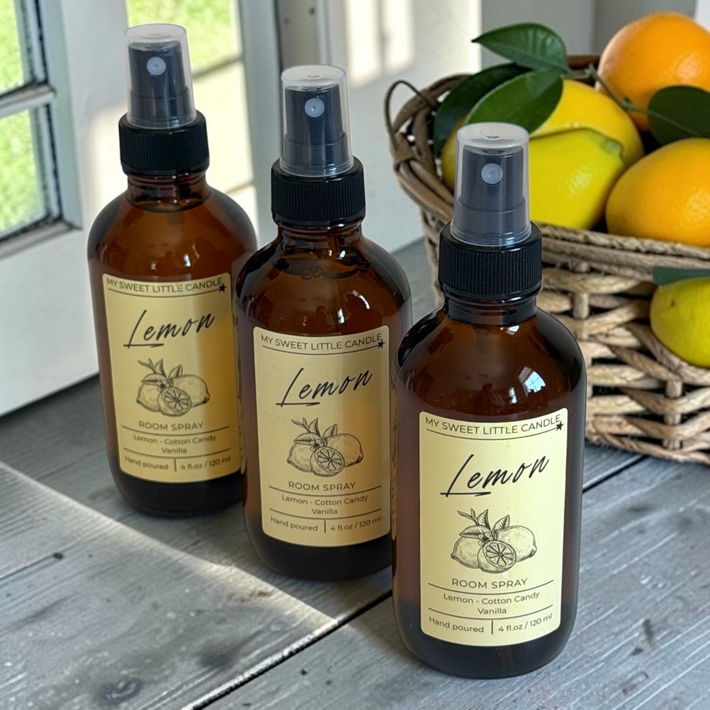 Lemon Room Spray : Fresh Citrus Spray, 4 fl.oz,